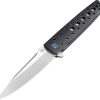 Pocket Knives * | Atz1807Gbkm Artisan Virginia Linerlock Pocket Knife Black M390