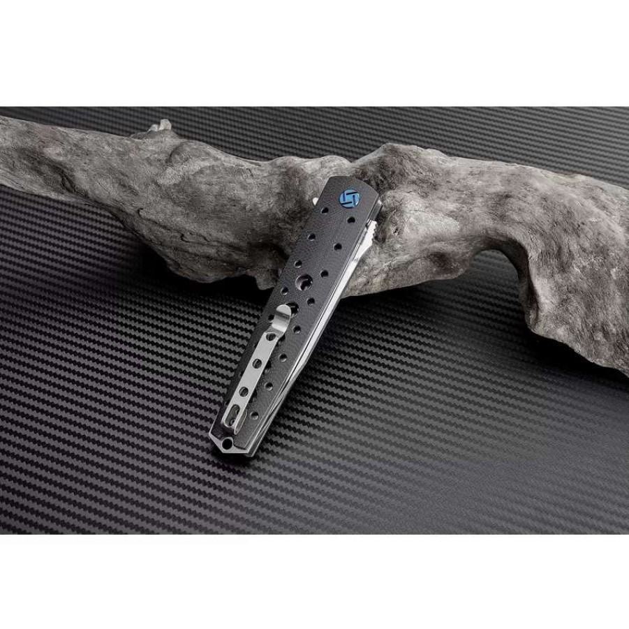 Pocket Knives * | Atz1807Gbkm Artisan Virginia Linerlock Pocket Knife Black M390