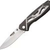 Pocket Knives * | Bc61107 Bear & Son Bear Edge Linerlock Pocket Knife Black & Gray