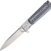 Pocket Knives * | Atz1802Pbgc Artisan Classic Linerlock Pocket Knife Black/White