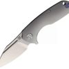 Pocket Knives * | Atz1825Ggys Artisan Wren Framelock Pocket Knife Gray