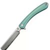 Pocket Knives * | Atz1817Gdgn Artisan Orthodox Framelock Pocket Knife Damascus Green