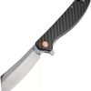 Pocket Knives * | Atz1815Pcf Artisan Tomahawk Linerlock Pocket Knife Carbon Fiber D2