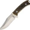 Hunting Knives * | Ah015 American Hunter Imitation Stag Hunter Knife