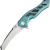 Pocket Knives * | Atz1816Ggns Artisan Eagle Framelock Pocket Knife Green S35Vn