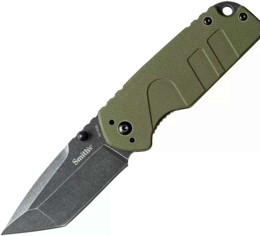 Pocket Knives * | Ac50987 Smith'S Campaign Linerlock Pocket Knife Od