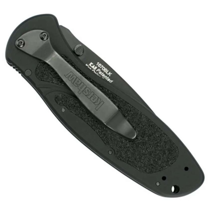 Spring Assisted * | Kershaw Blur Spring Assisted Knife, Black, Ks1670Blk