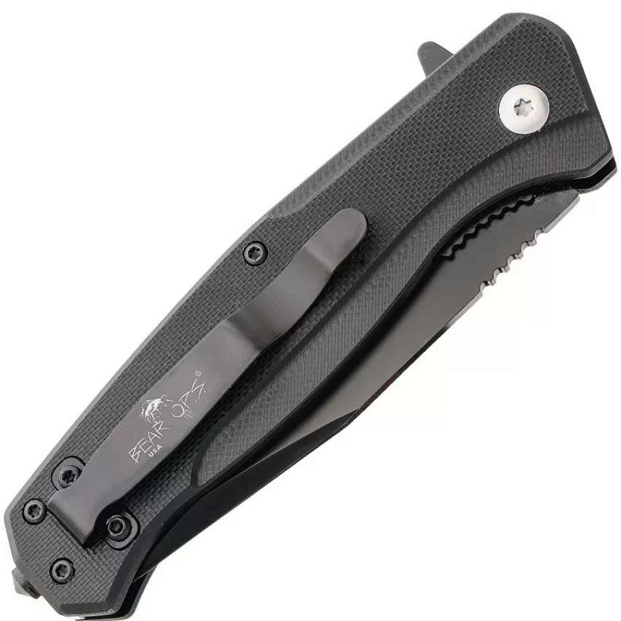 Pocket Knives * | Bca500B4B Bear Ops Bear Swipe Iv Linerlock Pocket Knife A/O