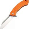 Pocket Knives * | Atz1818Poef Artisan Immortal Linerlock Pocket Knife Orange D2