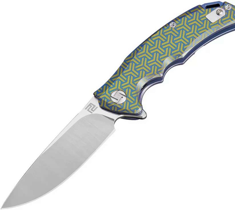 Pocket Knives * | Atz1702Gsbu02 Artisan Tradition Framelock Pocket Knife S35Vn