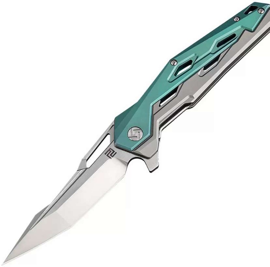 Pocket Knives * | Atz1812Ggns Artisan Interceptor Linerlock Pocket Knife S35Vn