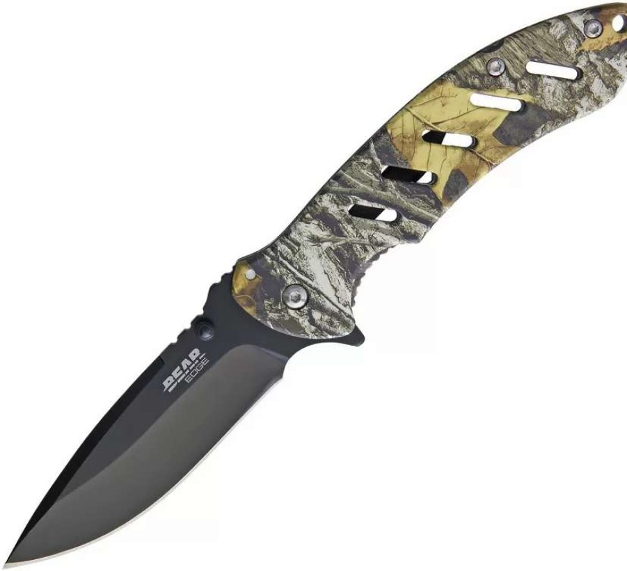 Pocket Knives * | Bc61514 Bear & Son Bear Edge Brisk 1.0 Framelock Pocket Knife