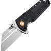 Pocket Knives * | Atz1820Pbkf Artisan Proponent Framelock Pocket Knife Black