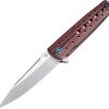 Pocket Knives * | Atz1807Gbrm Artisan Virginia Linerlock Pocket Knife Red M390