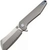 Pocket Knives * | Atz1803Gdgy Artisan Osprey Framelock Pocket Knife Gray Damascus