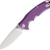 Pocket Knives * | Atz1702Gsre Artisan Small Tradition Framelock Pocket Knife Purple