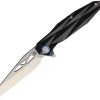 Pocket Knives * | Atz1827Gbk Artisan Cygnus Framelock Pocket Knife Black