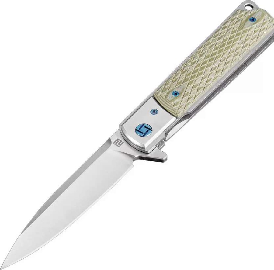 Pocket Knives * | Atz1802Ggns Artisan Classic Linerlock Pocket Knife S35Vn