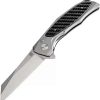 Pocket Knives * | Atz1809Pgcf Artisan Falcon Linerlock Pocket Knife Gray Cf D2