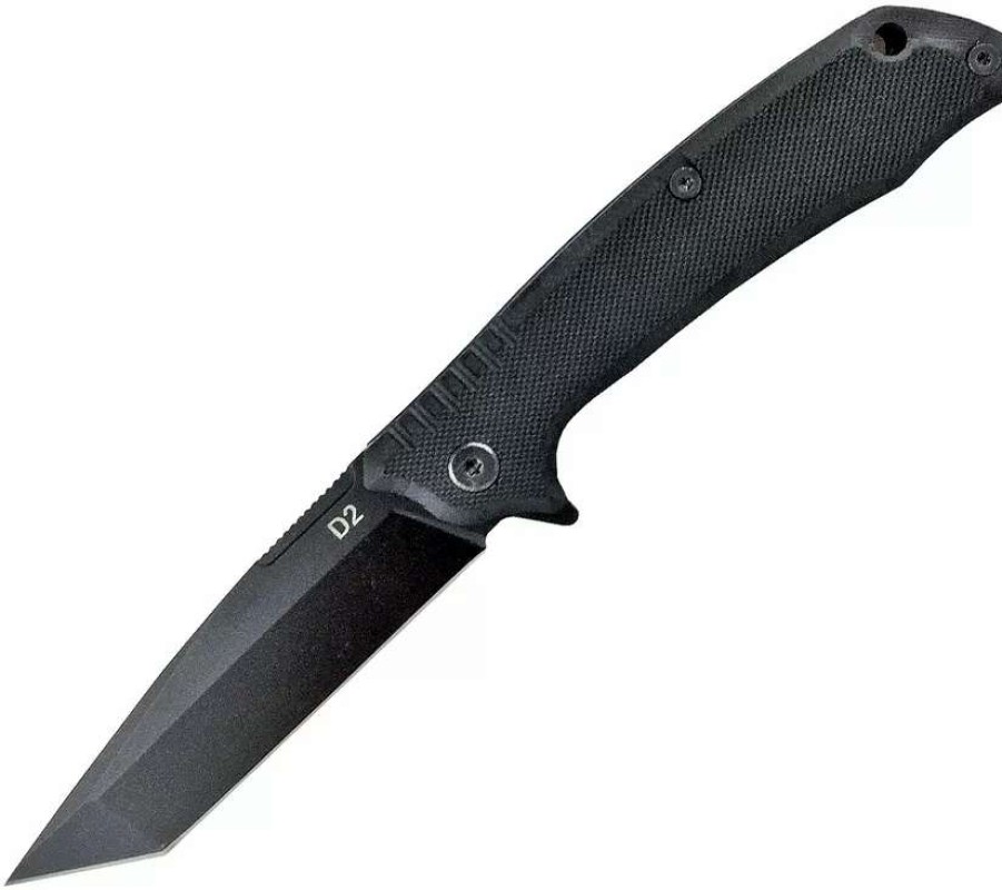 Pocket Knives * | Ab026Bl Abkt Tac Predator Linerlock Pocket Knife Blue Tanto