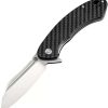 Pocket Knives * | Atz1818Pcf Artisan Immortal Linerlock Pocket Knife Carbon Fiber D2