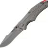 Pocket Knives * | Bc61114 Bear & Son Bear Edge Framelock Pocket Knife Gray