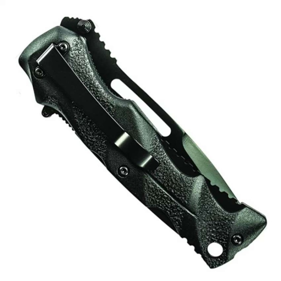 Spring Assisted * | Smith & Wesson Black Ops Spring Assist Knife, Black, P/S, Swblop2Bs