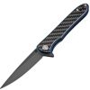 Pocket Knives * | Atz1707Pbcf Artisan Shark Linerlock Pocket Knife Carbon Fiber S35Vn