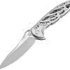 Pocket Knives * | Atz1801Psw Artisan Dragonfly Framelock Pocket Knife D2