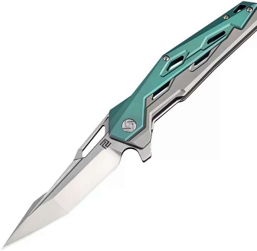 Pocket Knives * | Atz1812Ggnm Artisan Interceptor Linerlock Pocket Knife M390