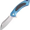 Pocket Knives * | Atz1818Gbus Artisan Immortal Framelock Pocket Knife Blue S35Vn