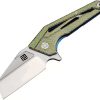 Pocket Knives * | Atz1819Gbu02 Artisan Ravine Framelock Pocket Knife S35Vn