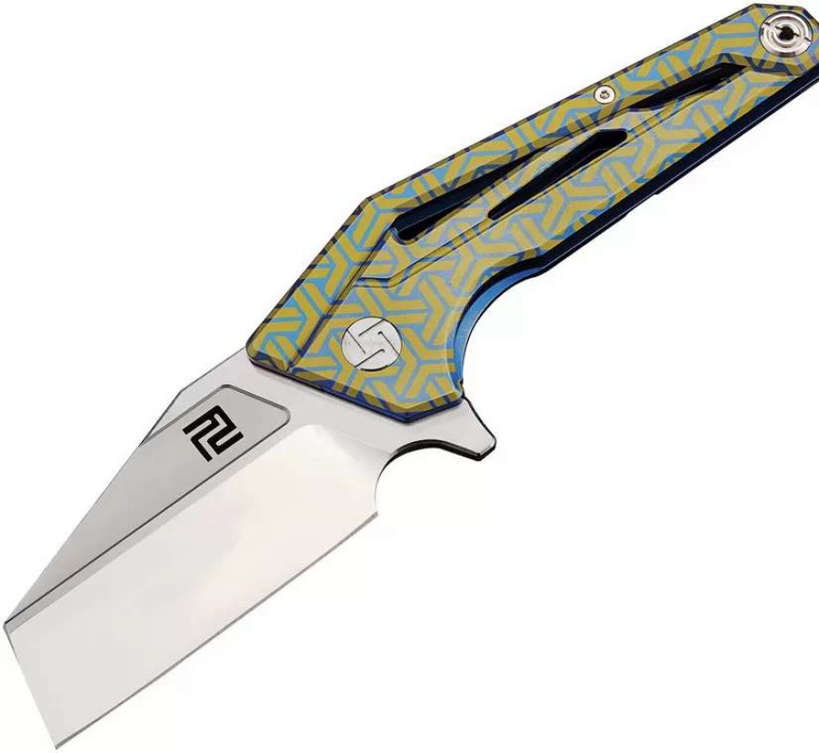 Pocket Knives * | Atz1819Gbu02 Artisan Ravine Framelock Pocket Knife S35Vn