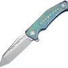 Pocket Knives * | Atz1705Gbu03 Artisan Jungle Framelock Pocket Knife Blue S35Vn