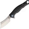 Pocket Knives * | Atz1828Gbks Artisan Framelock Pocket Knife Black Carbon Fiber