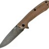 Pocket Knives * | Ab026T Abkt Tac Predator Linerlock Pocket Knife Tan