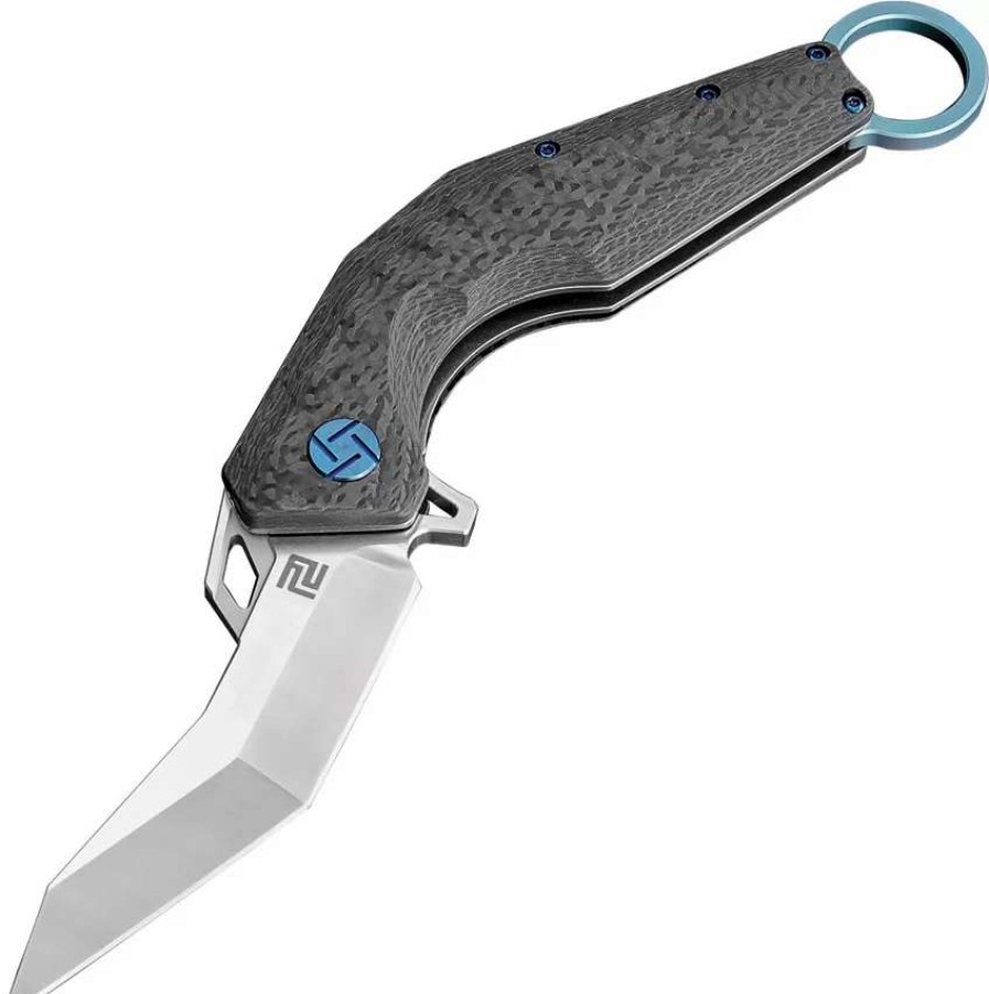 Pocket Knives * | Atz1811Ggns Artisan Cobra Linerlock Pocket Knife Carbon Fiber S35Vn