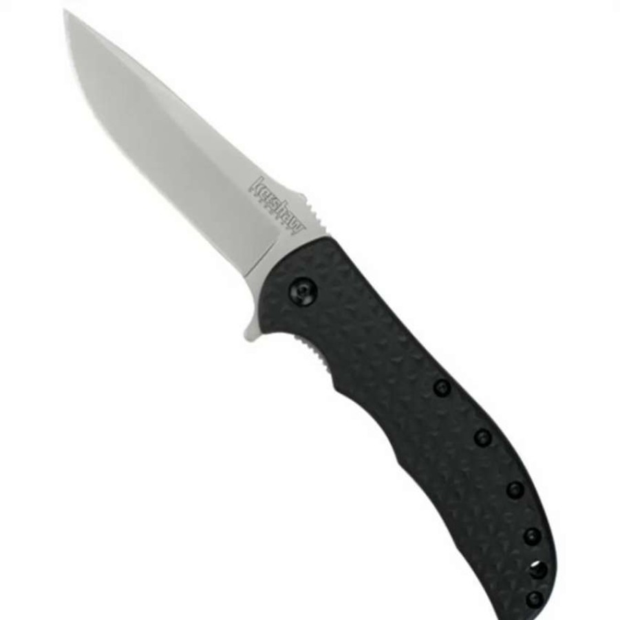 Spring Assisted * | Kershaw Volt Ii 3650 Assisted Knife, Bead Blast Plain Blade