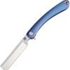 Pocket Knives * | Atz1817Gsbus Artisan Orthodox Framelock Pocket Knife Blue S35Vn