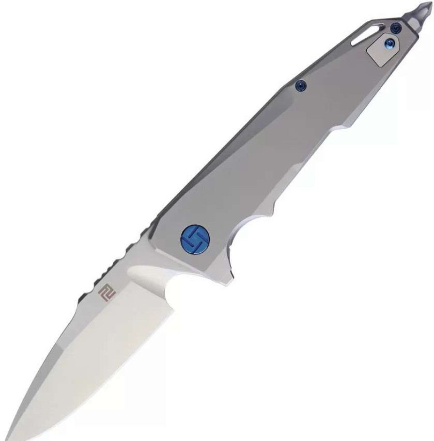 Pocket Knives * | Atz1706Ggy Artisan Predator Framelock Pocket Knife Gray