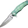 Pocket Knives * | Atz1826Ggns Artisan Pangolin Framelock Pocket Knife Green