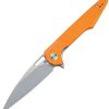 Pocket Knives * | Atz1821Psoef Artisan Small Archaeo Linerlock Pocket Knife Orange