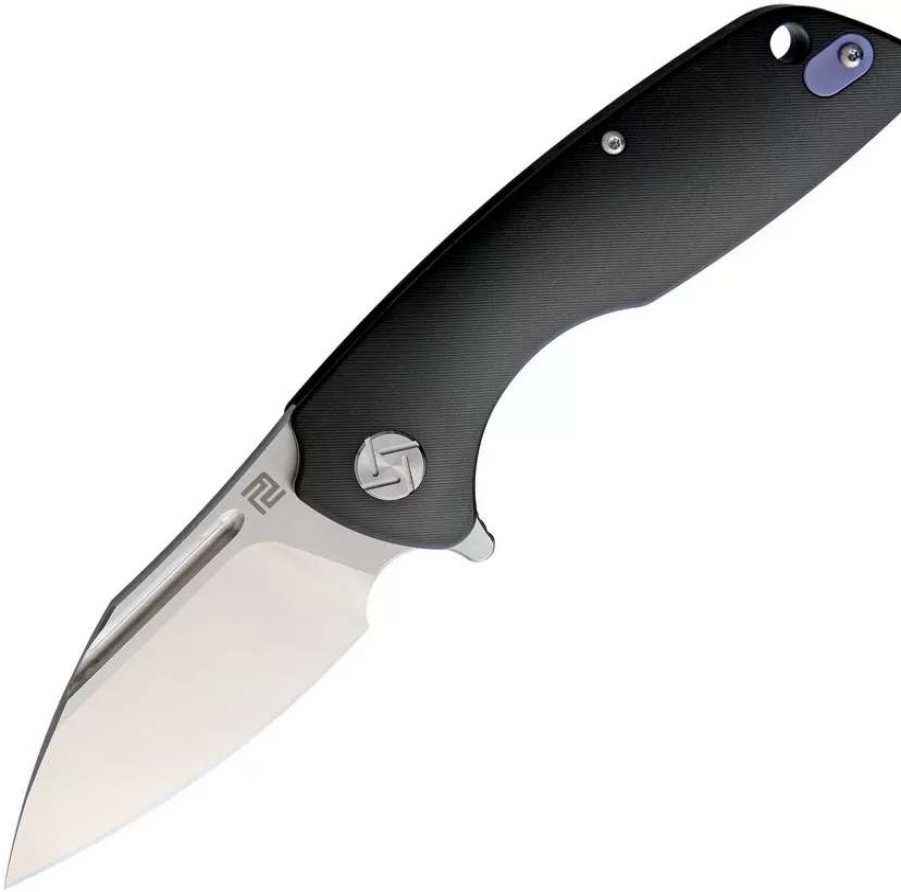 Pocket Knives * | Atz1825Gbks Artisan Wren Framelock Pocket Knife Black