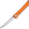 Pocket Knives * | Atz1805Poef Artisan Waistline Linerlock Pocket Knife Orange