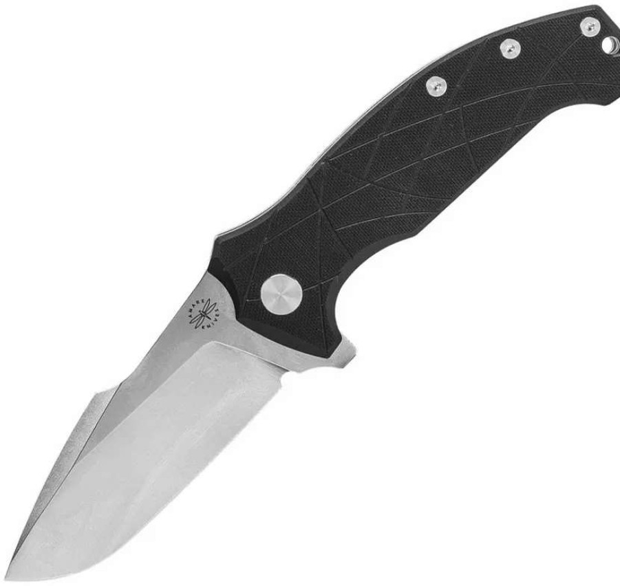 Pocket Knives * | Amr201901 Amare Coloso Linerlock Pocket Knife Black