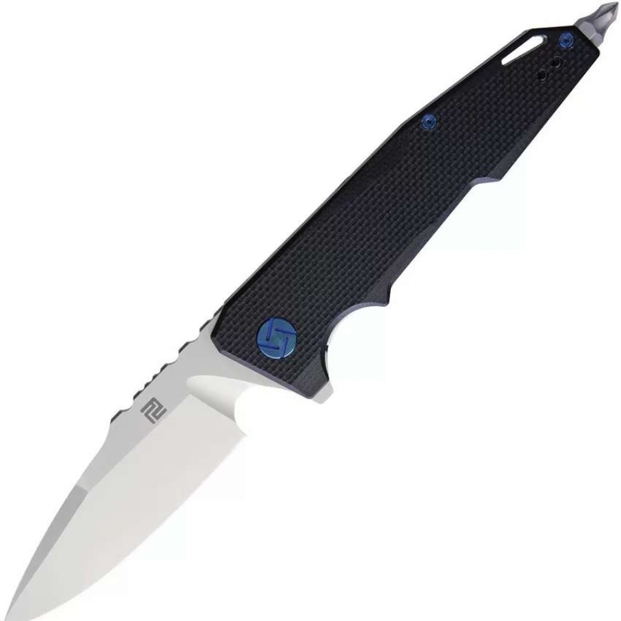 Pocket Knives * | Atz1706Pbk Artisan Predator Linerlock Pocket Knife Black