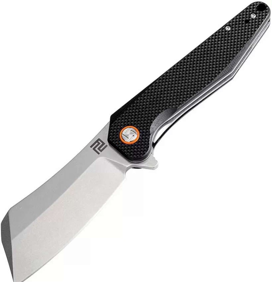 Pocket Knives * | Atz1803Pbkf Artisan Osprey Linerlock Pocket Knife Black