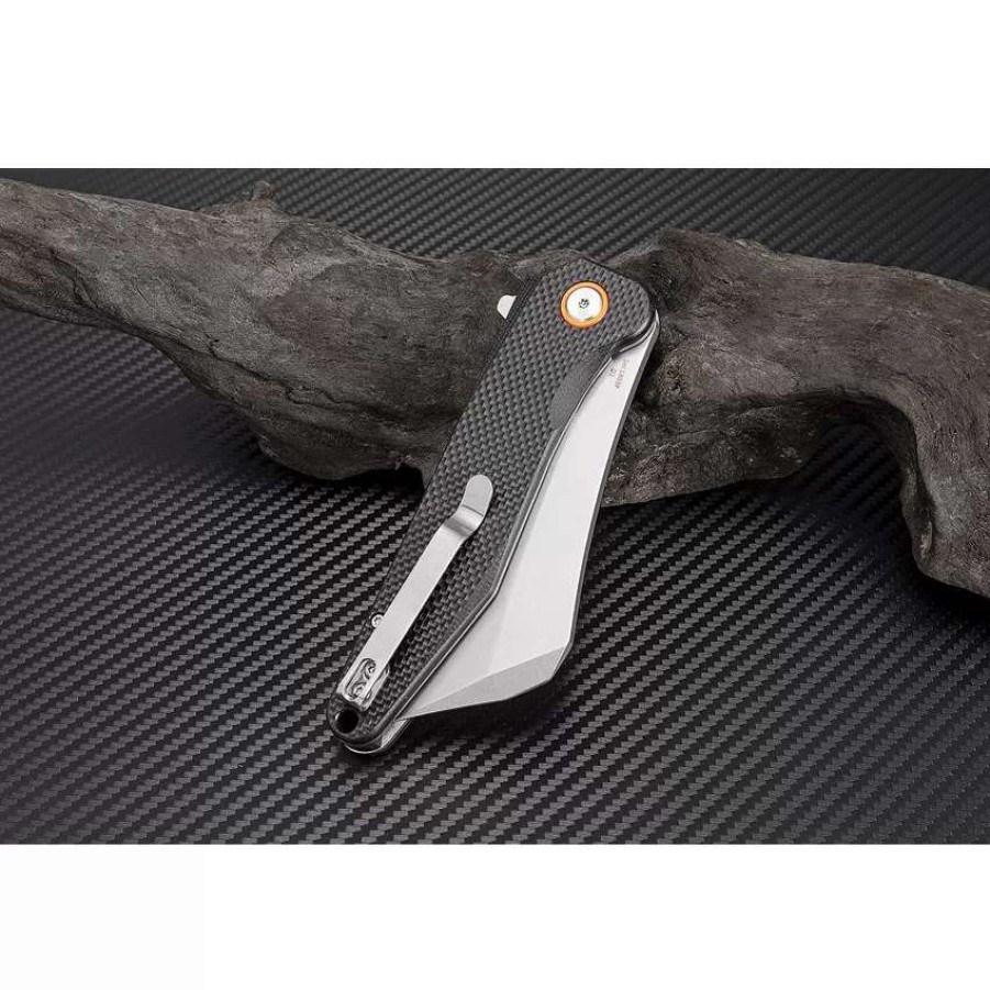 Pocket Knives * | Atz1803Pbkf Artisan Osprey Linerlock Pocket Knife Black