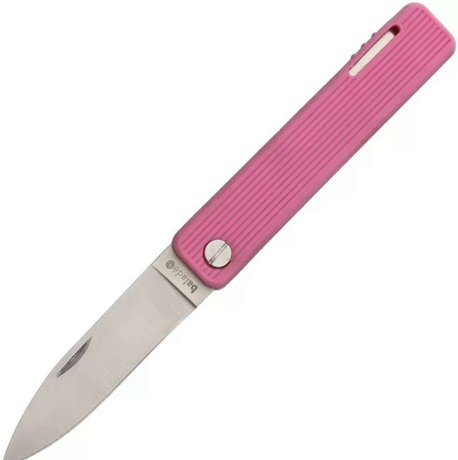 Pocket Knives * | Baleco354 Baladeo Papagayo Pink Folder Lockback Pocket Knife