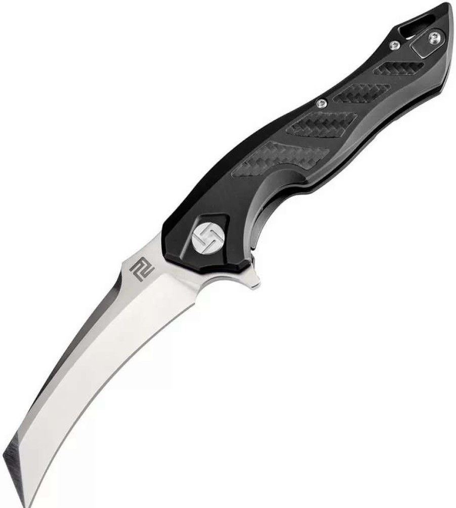 Pocket Knives * | Atz1816Gbks Artisan Eagle Framelock Pocket Knife Black S35Vn